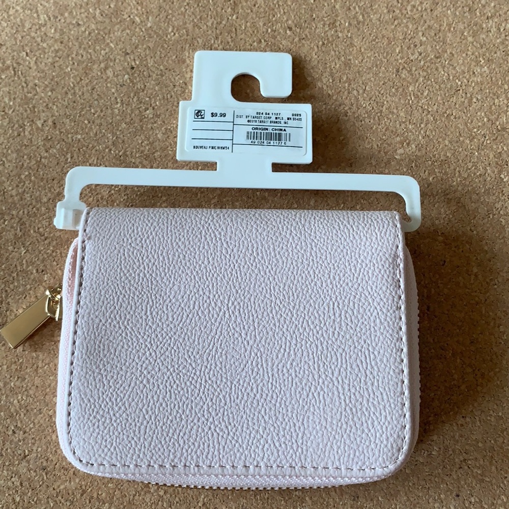 A New Day pink small wallet. NWT